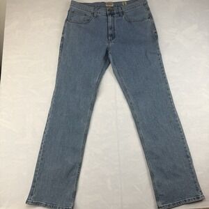 RedHead Jeans Men 34X34 Classic Fit Straight Leg Blue Denim Medium Wash Workwear